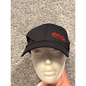 AMC Theatres Trucker Hat Mens OS Black AMC5001BK Snapback Mesh Logo Cap